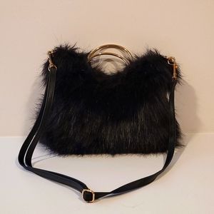 Womens Faux Fur handbag